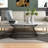 510 Design Marbury 48'' W White Oval Coffee Table with White Marble Top and Metal Frame