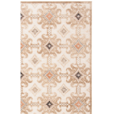 Tapis Heie caramel / crème
