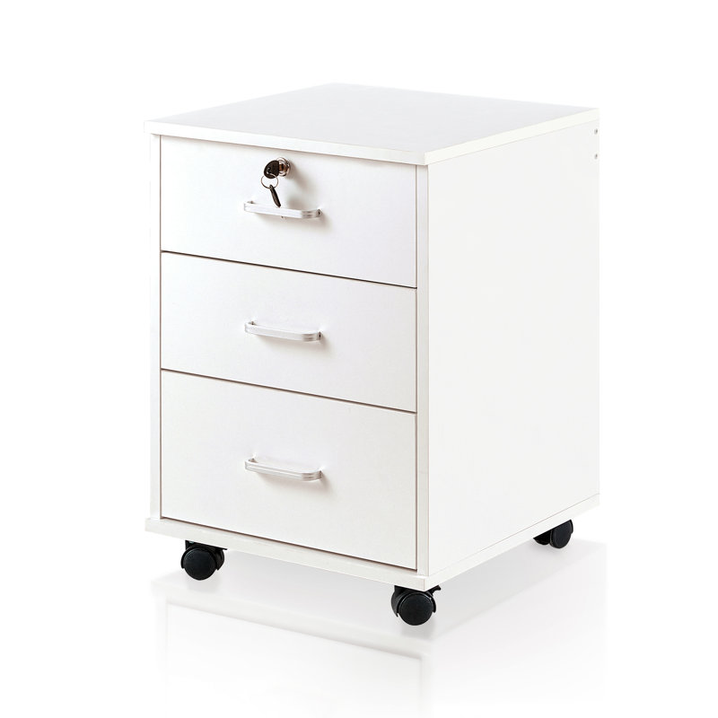 40cm Wide 3 -Drawer Mobile File Cabinet