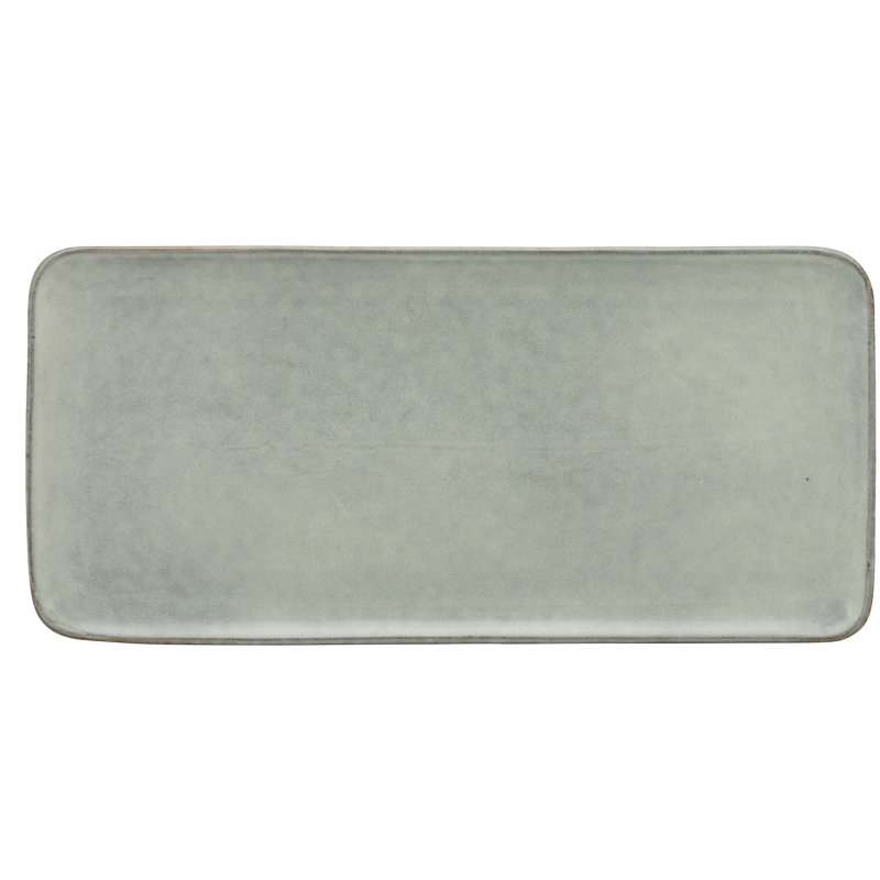 Firenza 13" Rectangular Platter, Slate Blue
