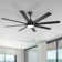 Brixham 66 Inch Large Ceiling Fan With Dimmable Led Light 8 ABS Blades Smart Remote Control Reversible DC Motor For Living Room