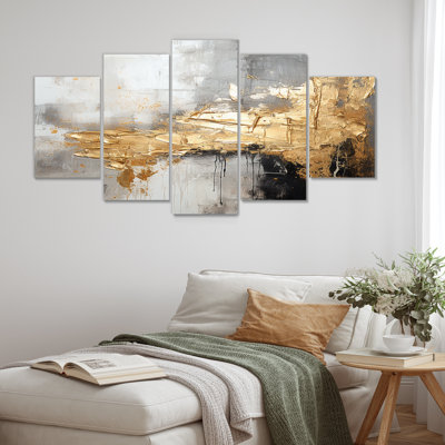 Avianna - Abstract Wall Art Decor 5 Piece