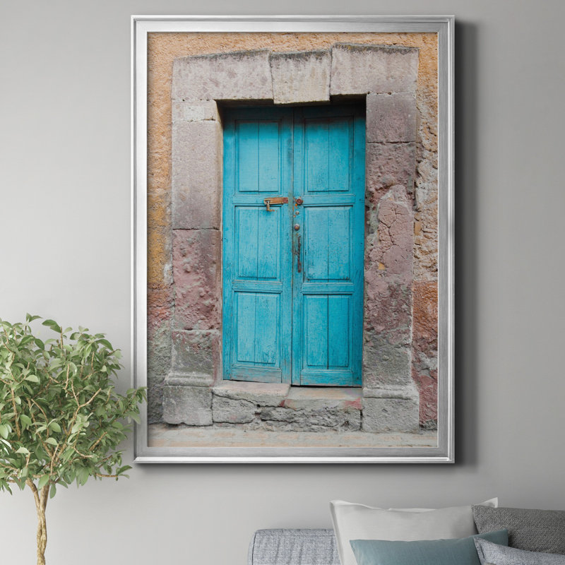 «Topaz Door» par J Paul - reproduction de photo sur toile encadrée, Argent, H 18,5 po x l 24,5 po x P 1,5 po