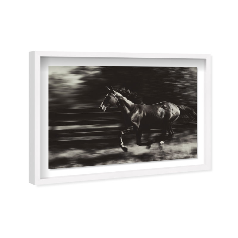 Velocity Unbound Print by Oliver Gal, 16.5"H x 11.5"W, White Shadowbox