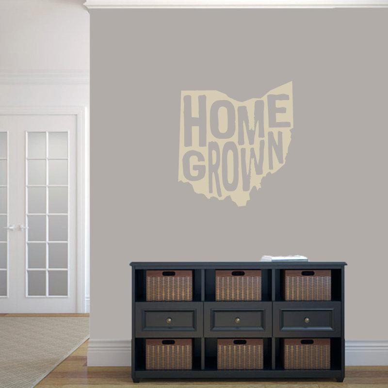 Décalcomanie murale ohio maison, Beige