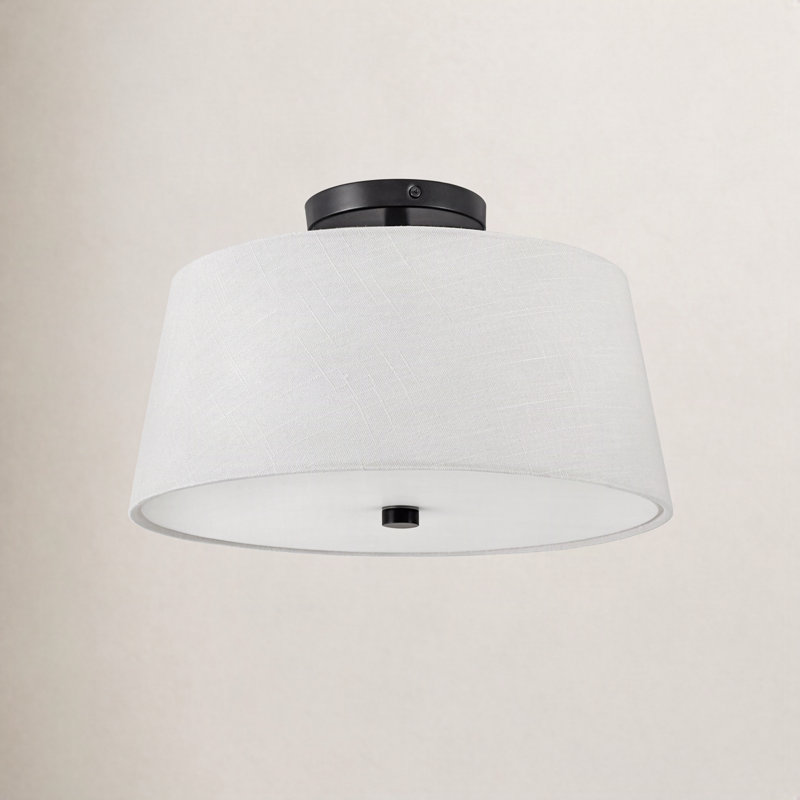 Caper Flush Mount, Black