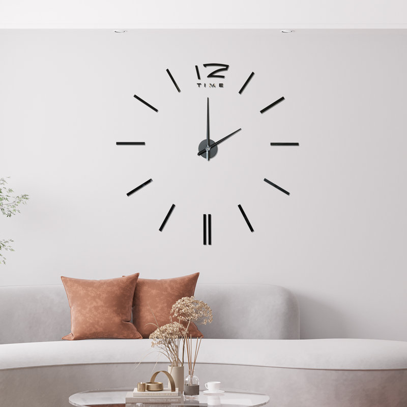 Neidig Wall Clock, Black