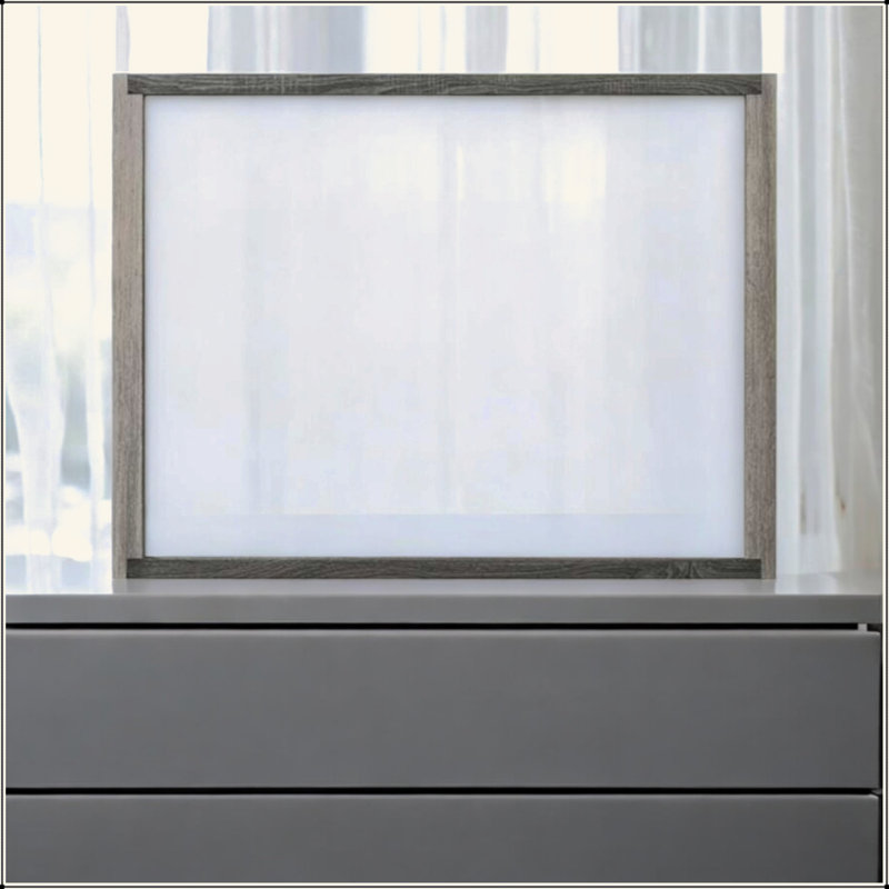 Gray Finish Mirror
