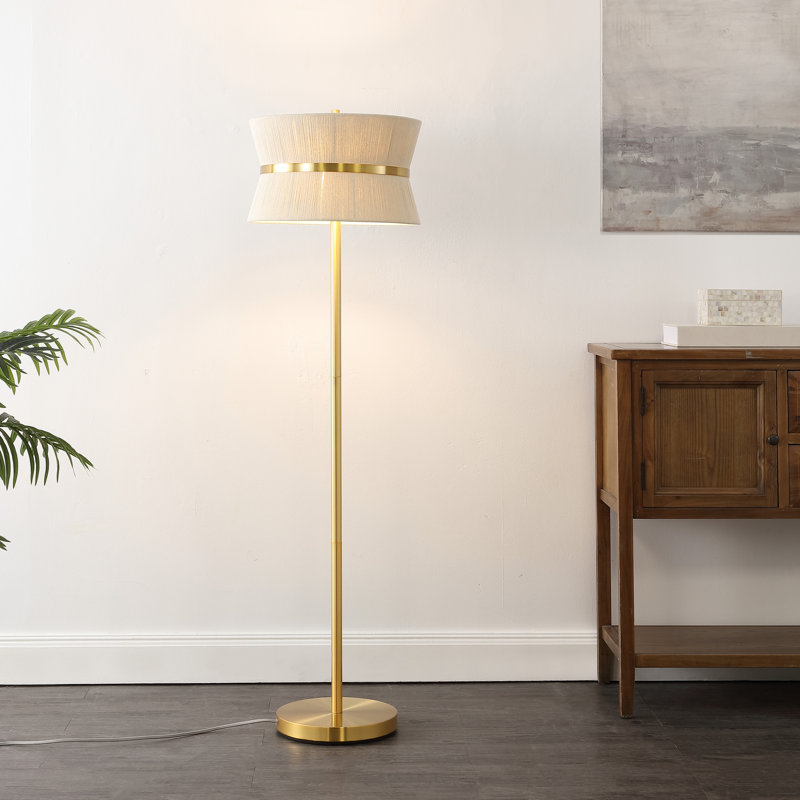 Bernitha 55'' Brass Gold Traditional Floor Lamp