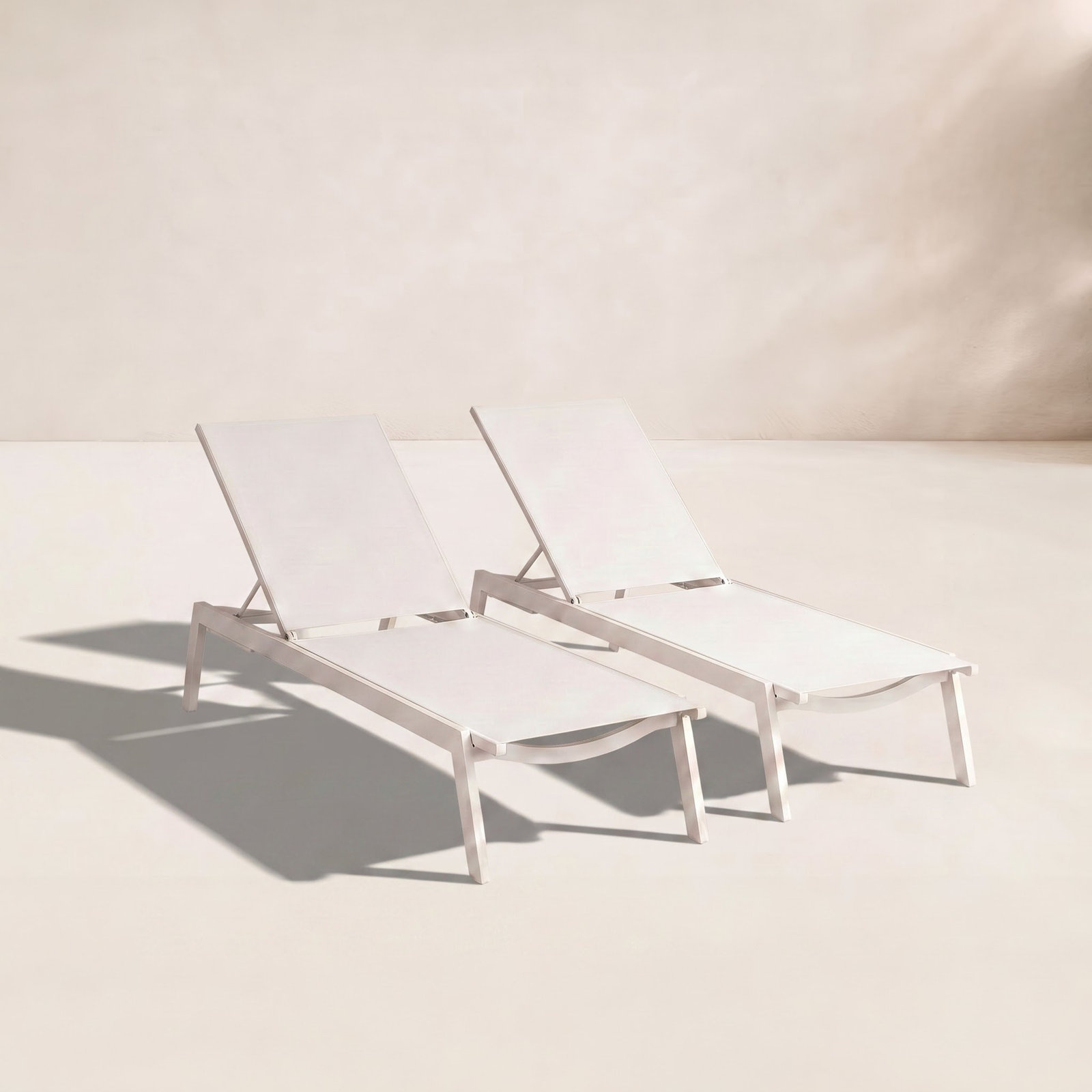 Parsons 25" Patio Chaise Lounge Set