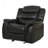 Classic Design Recliner, Spacious And Comfortable Glider For Elegant Lounging With Black Berry Upholstery, Recliner