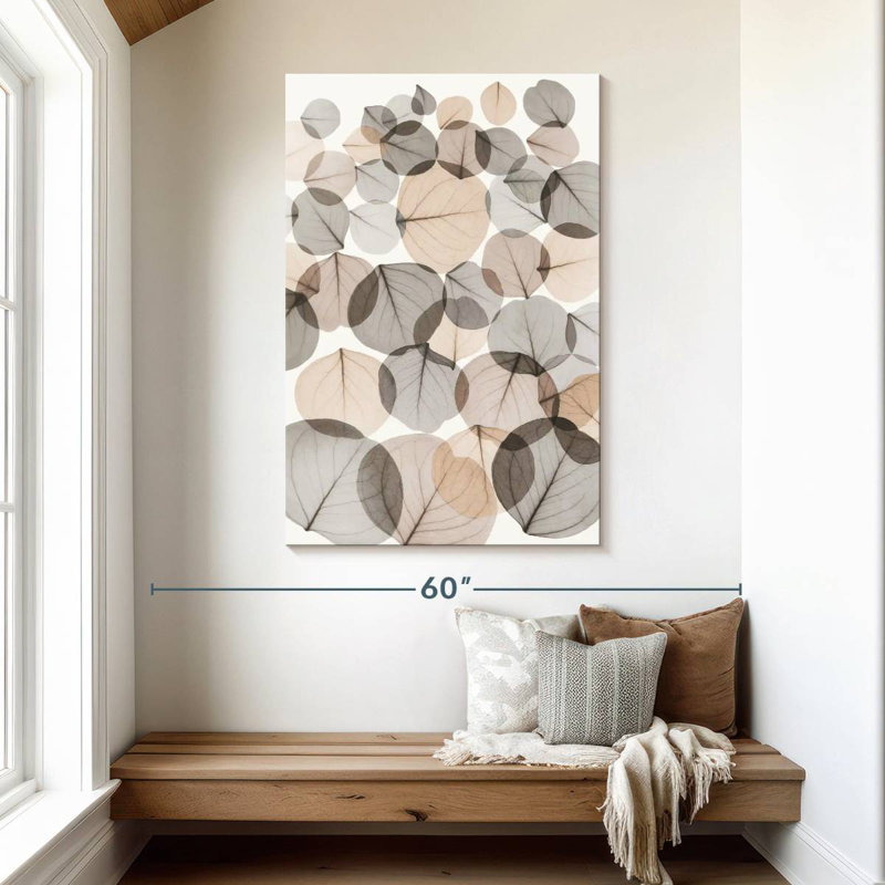 Harnek Sandy Baybean Leaves, 48" H x 32" W