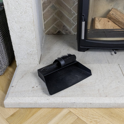 2 Piece Steel Fireplace Tool Set Tool Stand