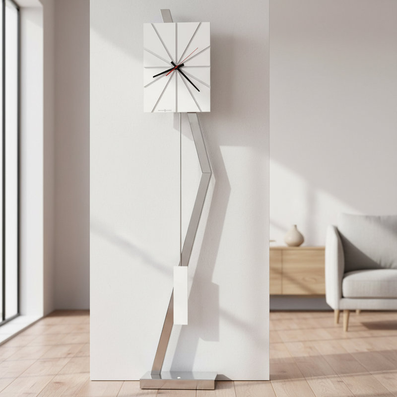 Zander 77.5" H Metal Grandfather Clock