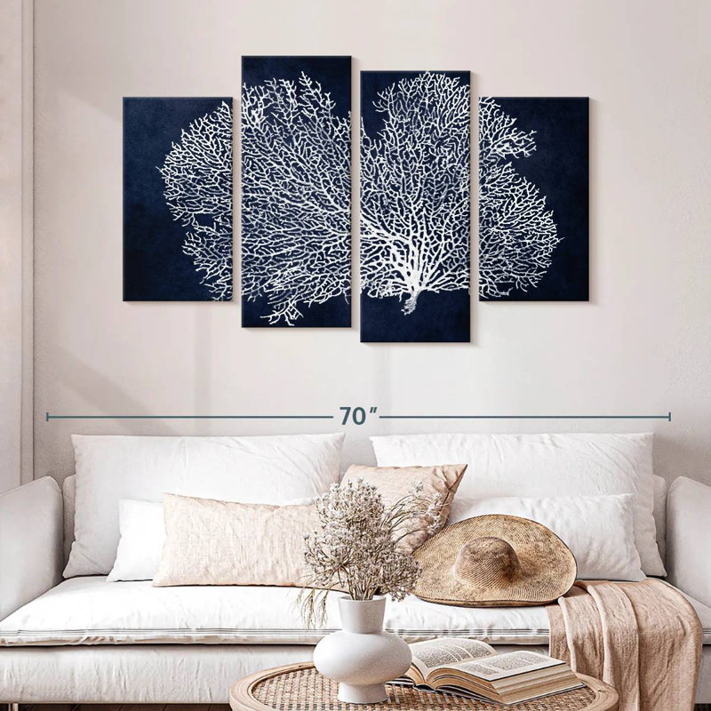 Sea Fan On Indigo Blue II