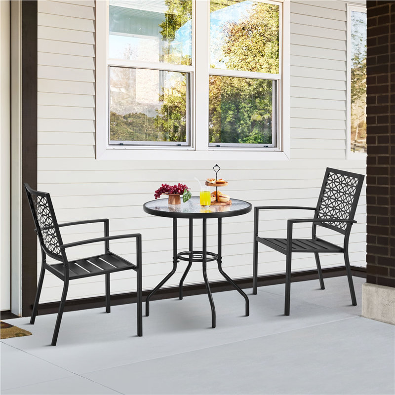 Stackable Outdoor Patio Dining Armchair