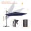 Parasol en porte-à-faux rectangulaire Sayhaan -260449155-219843721