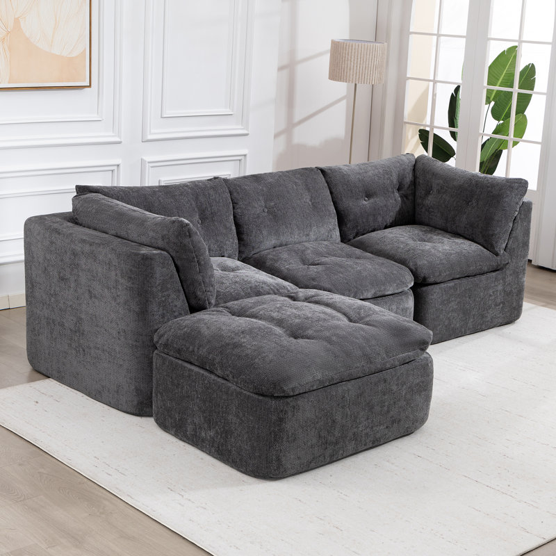Canapés modulaires, Gris