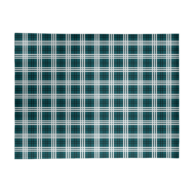 Tapis écossais vert, Rectangle 8 pi x 10 pi
