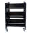 Doublesided Metal Book Cart Library Cart 200 Lbs Capacity 30" W x 15.4 D x 44" H