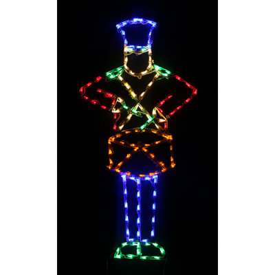 Petit étalage lumineux de fête de tambour battant