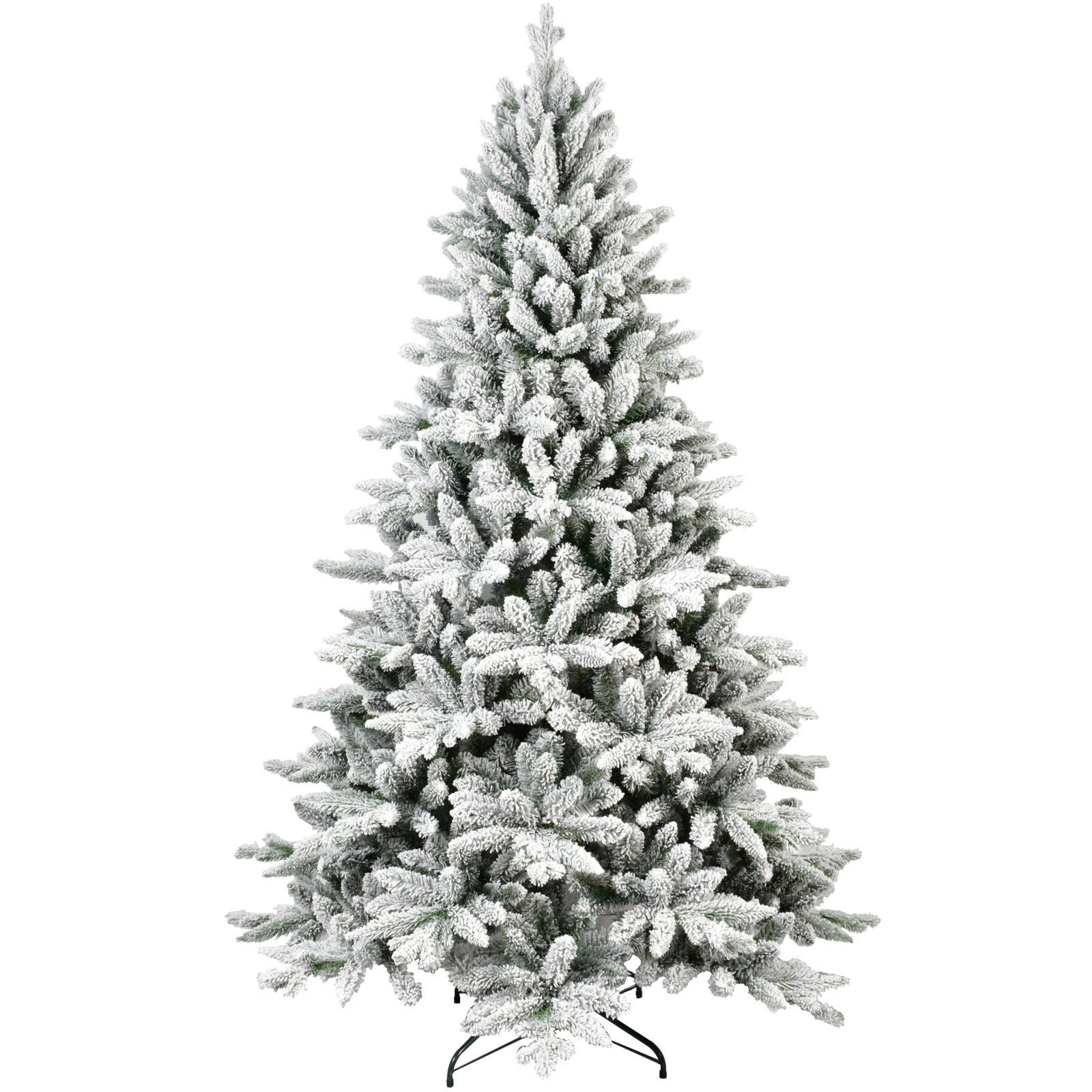 Flocked Pre-Lit Christmas Tree, 8' H