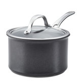 Anolon X Hybrid Cookware Nonstick Saucepan with Lid, 3-Quart