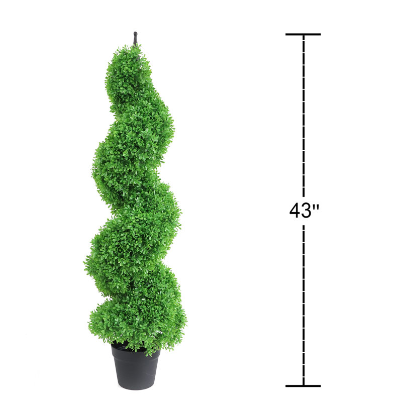 Ensemble de 2 buis artificiels en pot, H 43 po