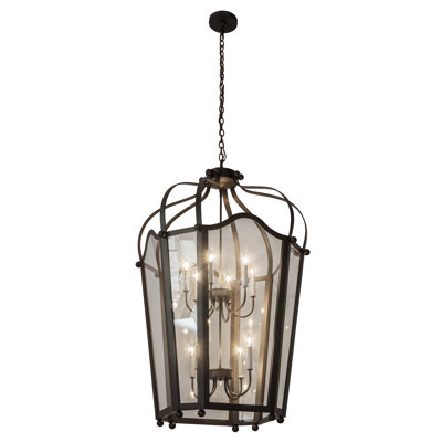 Lustre géométrique à 10 lumières Zanesfield