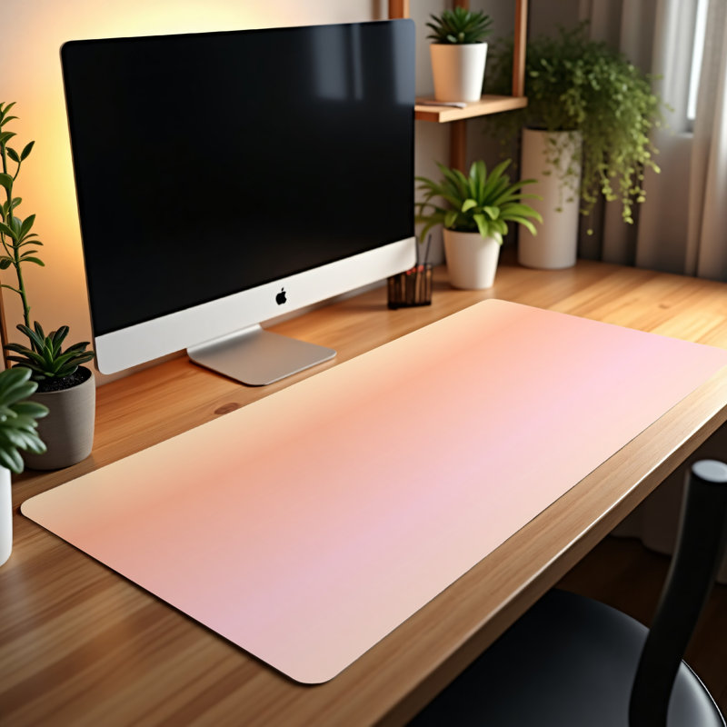 Polyester Desk Pad, 31.5x15.5
