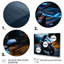 «Blue Yellow Motorcy Symphony», reproduction d'art sur toile encadrée-2128945701-2128945722