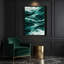 «Abstract Landscape 40 Green», art mural sur toile-1488754108