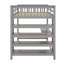 Lit mezzanine double avec tablettes et bureau-1835368701