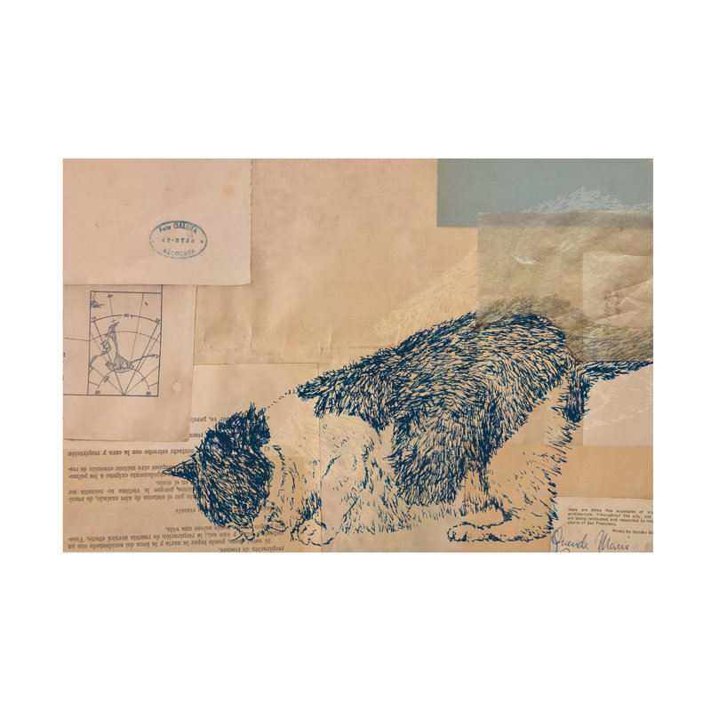 Art sur toile Santiago Bugdadi, H 12 po x l 19 po