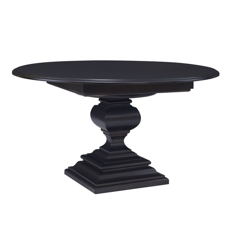 Marlow Round Solid Wood Dining Table, Tobacco, 60" W x 60" L