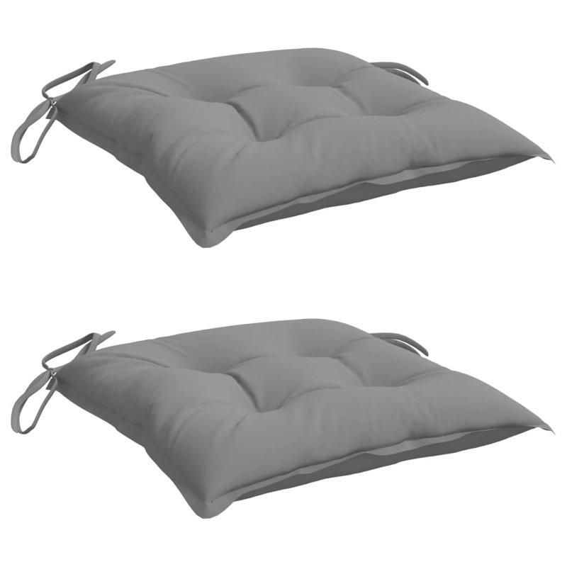 Outdoor Seat Cushion, Gray, 2.8" H x 19.7" W x 19.7" D