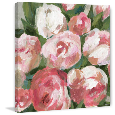 «Pink Tulip Zoom» par Parvez Taj - peinture sur toile tendue