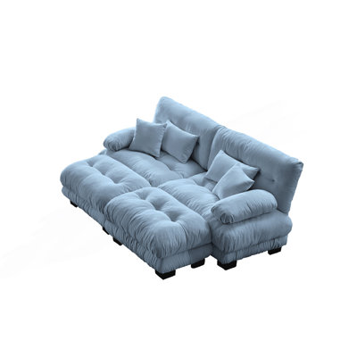 Upholstered 94.4'' Sleeper Sofa
