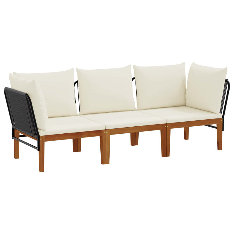 200 cm W Patio Sofa with Cushions