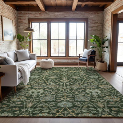 Premium Machine Washable Alexa AMF1087 Floral Rug