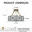 Modern Chandelier For Study Room And Balcony, Sturdy Pendant Light-1280539640