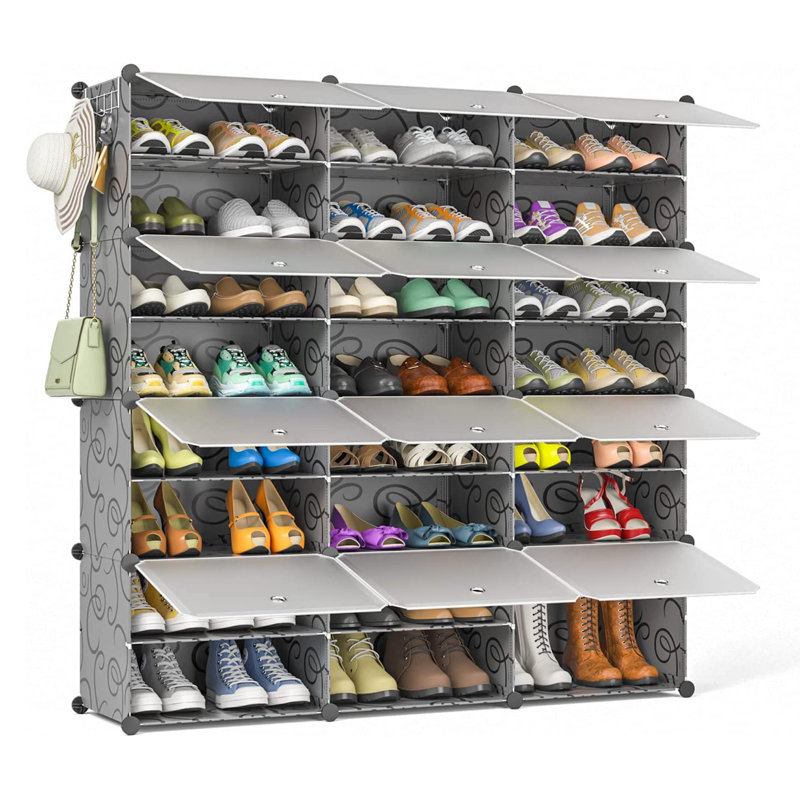 Rangement à chaussures 48 paires, Noir
