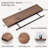 Glishke 2 Piece Walnut Floating Shelf