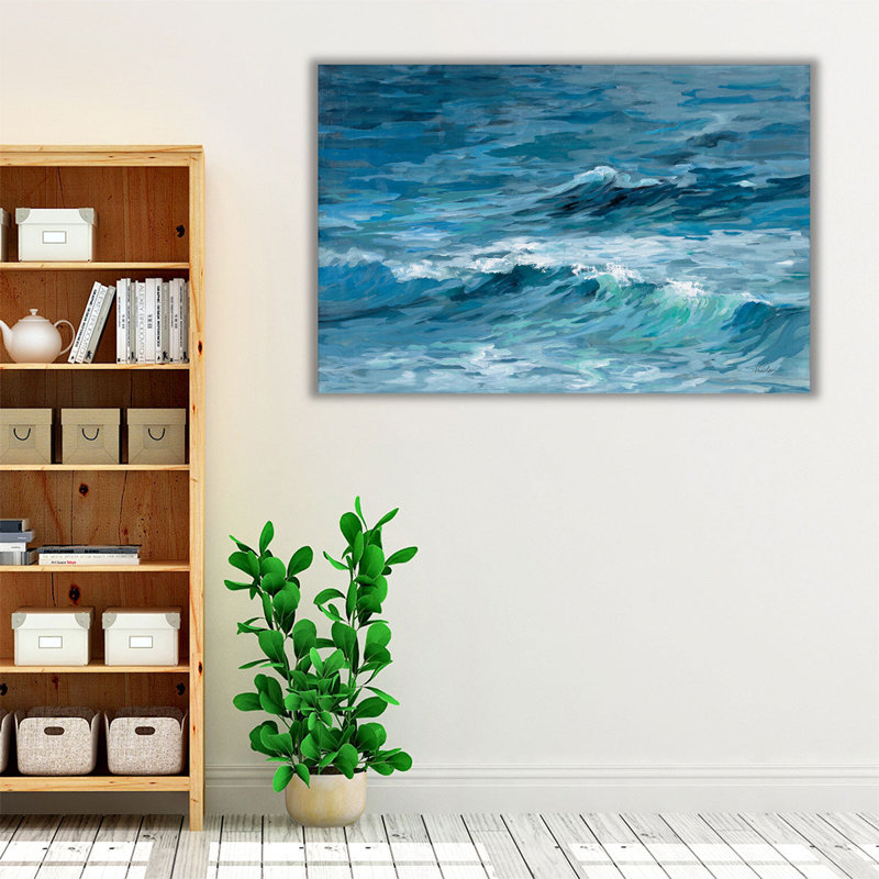 Deep Blue Sea - reproduction d'art sur toile, H 20 po x l 30 po