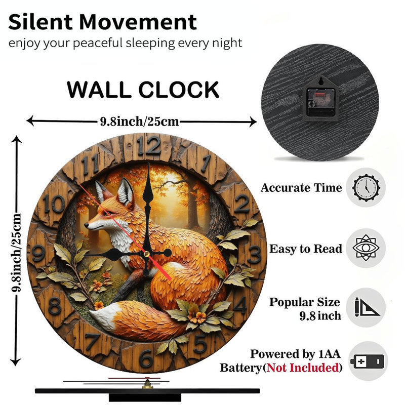 Horloge en bois