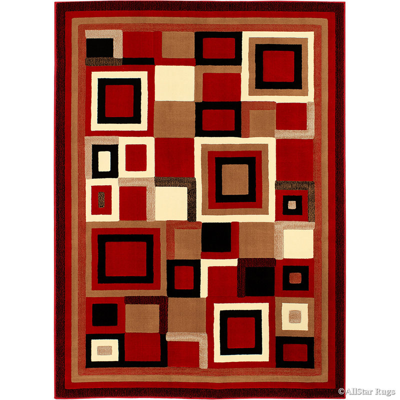 Geometric Indoor Rug, Rectangle 7'9" x 10'5"