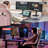 360° Swivel Height Adjustable Gaming Chair with Retractable Footrest & Ergonomic Lumbar High Back PU Leather Computer Chair with Headrest for Office-989789067