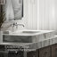Robinet de lavabo mural occasion avec drain-75081472