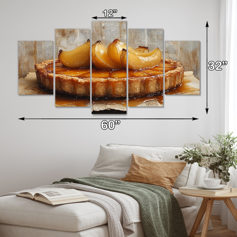«Brown Tarte Tatin Accents with Grey I - Desert», reproduction d'art murale