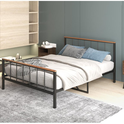 Full Platform Bed Frame (Black)